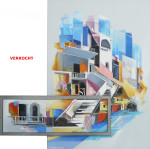 La Métropole, COMPO-ART®, Gerrit Hoogebeen, 100 x 90 cm